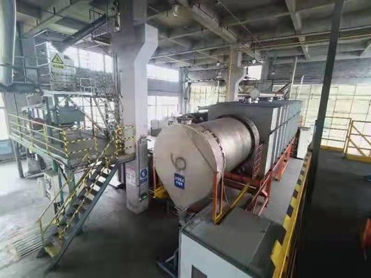 Forneau de carbonisation continue efficace avec système de refroidissement par eau pour l'industrie du bois