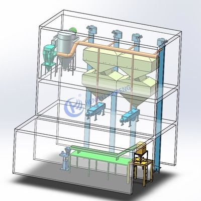 Machine d'emballage granulaire automatique à haute capacité 380V pour matériaux solides