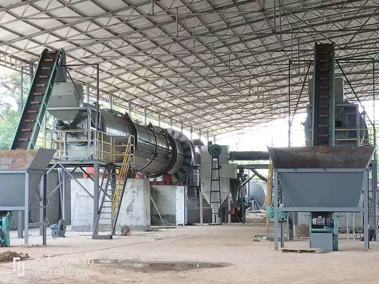 Équipement de carbonisation à charbon actif, commande de four rotatif pour la production sur mesure